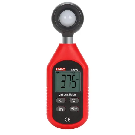 Luminometro Luxometro Digital UNI-T UT-383, Rango de Medicion 0 - 9999lux UNI-T-UT383 es ​​un medidor de luz mini equipado con t