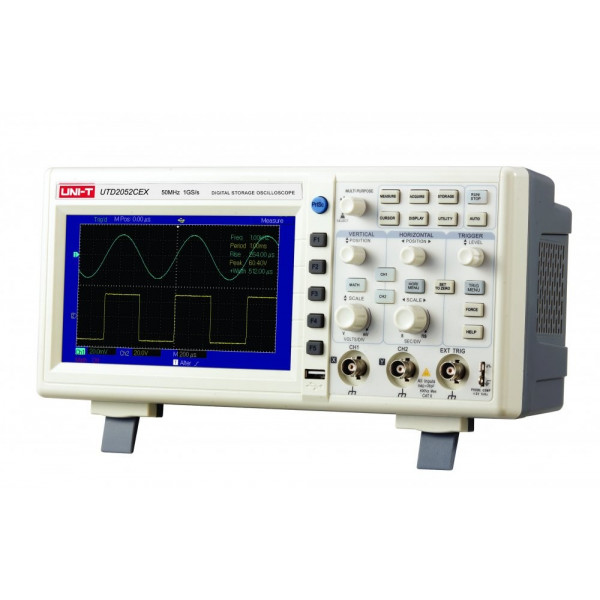 Osciloscopio digital UNI-T UTD-2052CEX 2 canales Bandwidth 50MHz, Sample  Rate 1G, LCD 7 TFT