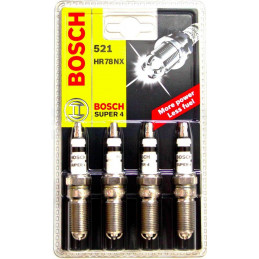 Bujia Bosch Super 4 0242232814 HR78NX, 0 242 232 814, DR 14mm LR 25mm Luz 1.1 mm,