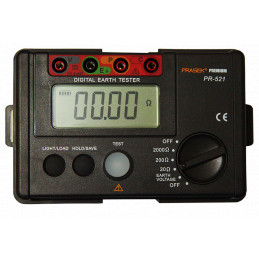 Telurometro Digital Prasek Premium PR-521, Medidor de Resistencia del aislamiento 2000 OHM