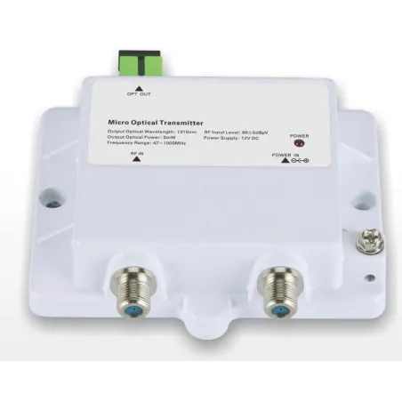 Transmisor Fibra Optica FTTH Micro Optical Transmitter 1013-3mW, 1310nm 3mW Bajo Ruido Frecuencia 47-1000Mhz