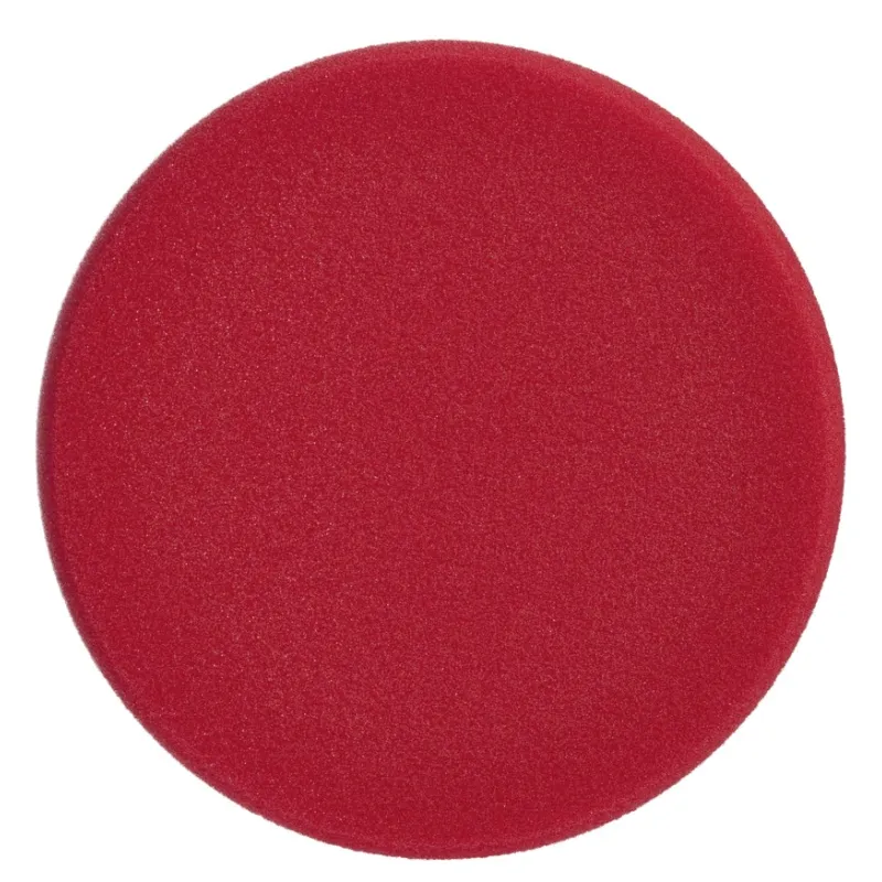 Disco de Pulido, Polishing Sponge yellow 200 mm Rojo (Duro), 7.8 Pulgadas, Uso con Maquina, 493741 SONAX