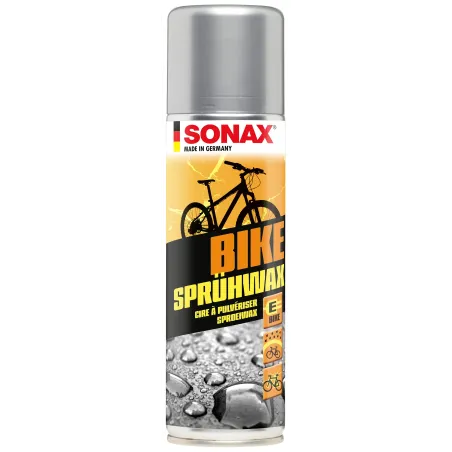  Cera Liquida Spray BIKE 300ml especial para Bicicletas, Protege repele polvo y suciedad, 833200 SONAX 25.423729 Cera en Spray B