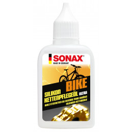 Lubricante con Silicona 50ml para Cadenas Bike Ultra Repelente al agua polvo y suciedad, 863541 SONAX