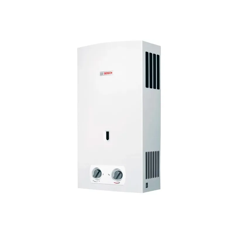 Calentador a Gas Bosch ASO 10 Litros GN, Encendido Automatico y 3 Sistemas de Seguridad