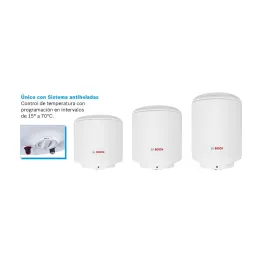 Terma Electrica Bosch Basic 30 Litros 1.5kw, IPX4 dos sistemas de seguridad y control de temperatura Bosch-Terma Electrica Bosch