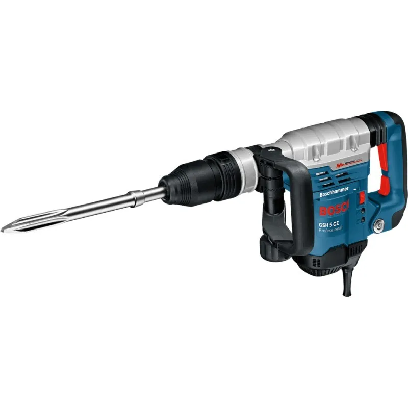 Martillo Percutor Demoledor Bosch GSH 5 Basic Professional, SDS-max 1100W 2850BPM 7.5Jcon Soft grip, MP