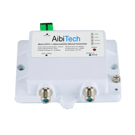  Transmisor Fibra Optica FTTH Micro Optical Transmitter 2013-3mw, CATV SATV 1310nm 3mW Bajo Ruido Frecuencia 47-2150Mhz 591.5254