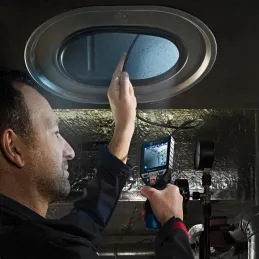 Camara de Inspeccion Bosch GIC 120C, Pantalla 3.5 Cable de 120 cm, Zoom. USB y MicroSD Bosch-Camara de Inspeccion Bosch GIC 120C
