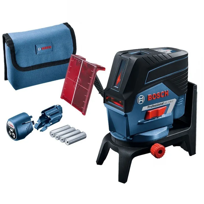 Nivel Laser Combinado Bosch GCL 2-50C + RM2 20M Lineas Cruzadas y Puntos  Bluetooth