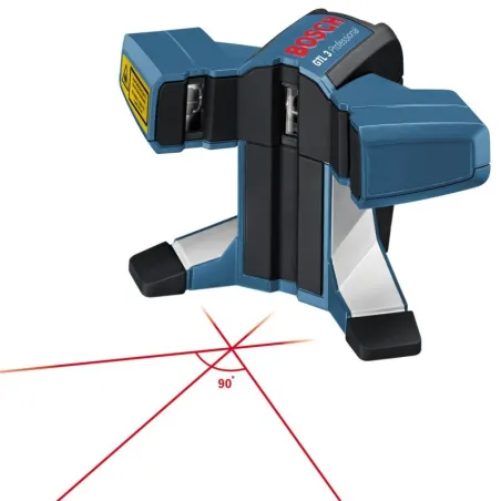  Nivel Laser de Lineas Bosch GTL 3, 3 Puntos Alcance 20m lineas en 45 y 90 precisa y rápida de cerámicos, porcelanato y mosaicos
