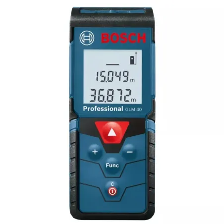 Medidor Distancia Laser Bosch GLM 40, Hasta 40m IP54 Bosch-Medidor Distancia Laser Bosch GLM 40, Hasta 40m IP54 Todas las funcio