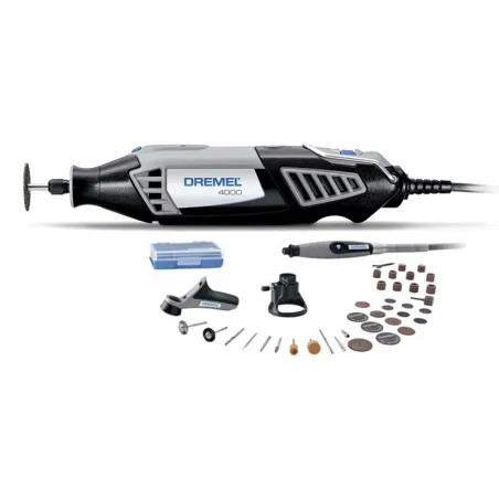 Herramienta Rotativa Multiproposito Dremel 4000 Kit 36 Accesorios con 3 Aditamentos, 175W 35000RPM VV