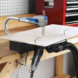 Kit Moto Sierra Caladora Dremel Saw Max MS20, 70W 2250rpm Compacta Facil manejo uso en Acrílico Madera Metal Plástico Dremel-Kit