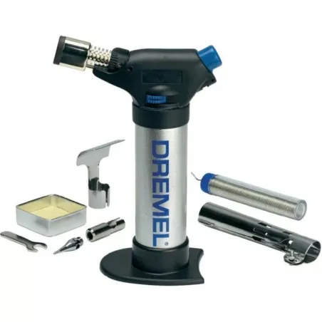  Soplete Soldador Dremel VersaFlame 2200, Gas Butano con 4 Accesorios usos Soldar Termoformar Fundir Corte térmico Gratinar 389.