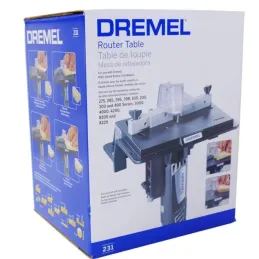 Mesa para Fresado Dremel 231, Facilita montaje de la herramienta y ajuste de profundidad Dremel-Mesa para Fresado Dremel 231, Fa