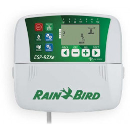 Programador de Riego Automatico Profesional Temporizador ESP-RZXE 4 Zonas Estaciones Compatible con WIFI, RZXE4I-230V Rain Bird
