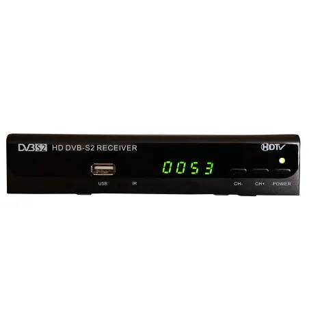 Receptor Decoficador Satelital FTA HD con PVR, AV y HDMI con 3 tipos de busqueda de Canales, SAT680HD AibiTech Aibitech-Receptor
