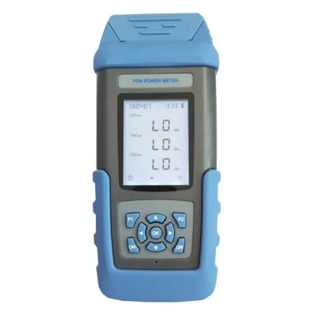 PON Optical Power Meter Medidor de Potencia Fibra Optica SC/APC Portable 1490nm 1550nm 1310nm Redes FTTX, ST805CB SENTER