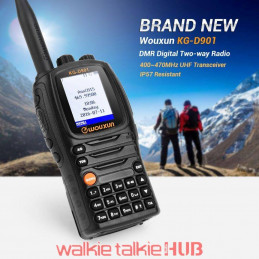 Radio Wouxun KG-UV9D Plus 5W, UHF VHF Alcance 5-10km Bidireccional Transmision doble Banda con Repetidor y  Escaner
