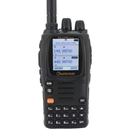  Radio Wouxun KG-UV9D Plus 5W, UHF VHF Alcance 5-10km 7 Bandas Bidireccional Transmision doble Banda con Repetidor y Escaner 627