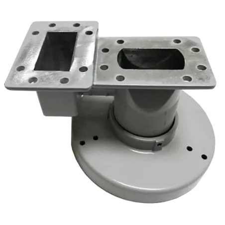 Alimentador Dual FeedHorn para LNB Banda C, transductor recepción de doble polaridad H & V, FHDUALFEED Aibitech