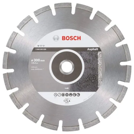  Disco de corte Asfalto 14" 355mm, Profesional Diamantado Uso Asfalto, Bosch 2608602625 437.288136 Disco de corte Asfalto 14" 35