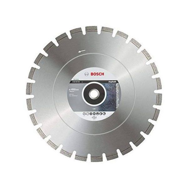 Disco de corte para Asfalto Bosch Best 18" 407mm, Diamantado Uso en Hormigon y asfalto 2608603643