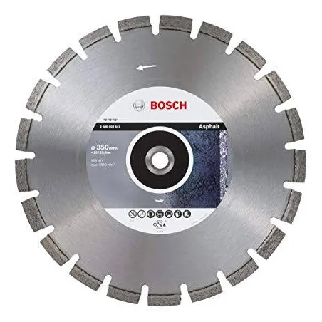  Discos de corte Asfalto 14" 355mm Best, Diamantado Asfalto Sobre Hormigon, Bosch 2608603641 833.050847 Disco de corte para Asfa