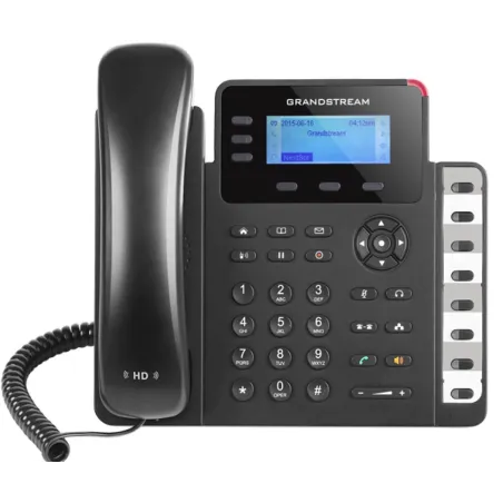  Teléfono IP - Grandstream GXP1630, 3 lineas, 3 Teclas, Conferencia 4 vias, 8 teclas BLF, LCD 132 X 48, RJ-45 PoE, Audio HD 300.