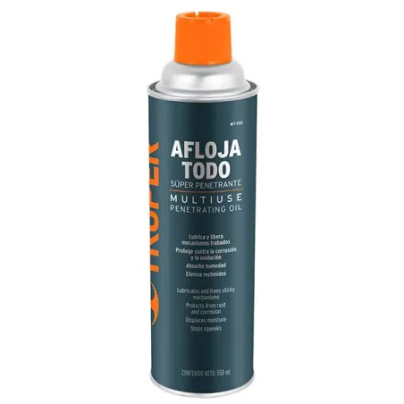 Aceite Aflojatodo 550ml 17oz, Super Penetrante Protege y Limpia, WT-550 13472 Truper