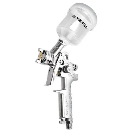  Pistolas de Pinturas Gravedad 120ml HVLP T1mm VB A15-20cm, PIPI-410 Truper 11097 45.762712 Pistola de Aire para Pintar de Grave