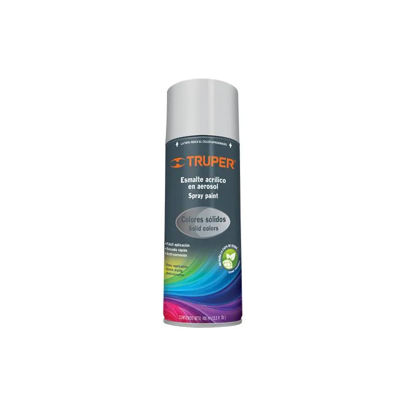 Pintura en Spray Ultracraft Gris, 400ml, secado rapido libre de Plomo, PA-GR-U 40032 Truper