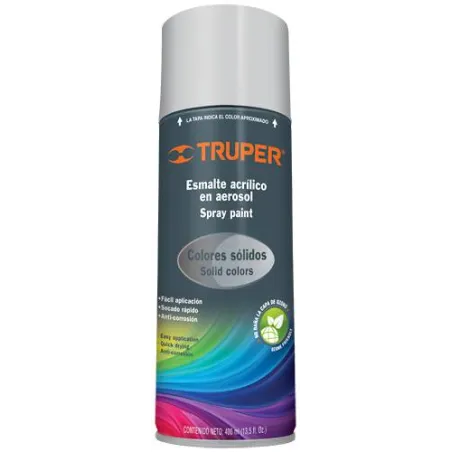  Pintura en Spray Ultracraft Gris, 400ml, secado rapido libre de Plomo, PA-GR-U 40032 Truper 4.152542 Pintura en Spray Ultracraf