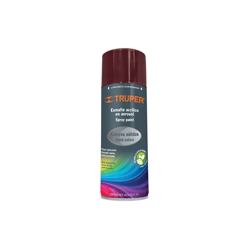 Pintura en Spray Ultracraft Marron, 400ml, secado rapido libre de Plomo, PA-MR-U 40037 Truper