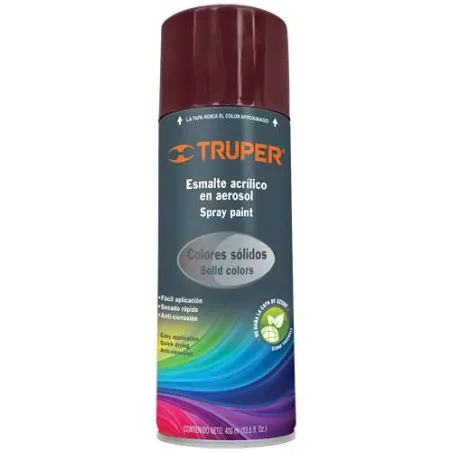  Pintura en Spray Ultracraft Marron, 400ml, secado rapido libre de Plomo, PA-MR-U 40037 Truper 4.152542 Pintura en Spray Ultracr