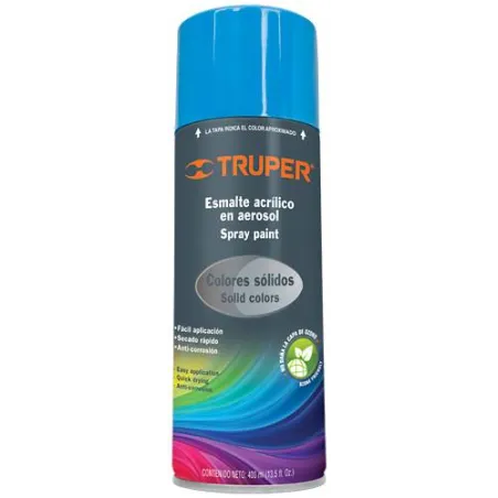 Pintura en Spray Ultracraft Azul Marino, 400ml, secado rapido libre de Plomo, PA-AM-U 40033 Truper