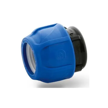  Tapon 25mm Riego Enlace HDPE PN16 Poelsan 7022  2.966102 Enlace Tapon 25mm Conexion para Tuberias 3/4" HDPE PN16, 7022 Poelsan 