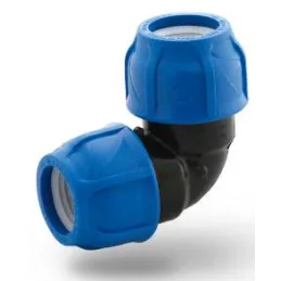  Codo 63mm Riego Enlace HDPE PN16 Poelsan 4066 19.491525 Enlace Codo 90 63 x 63 Conexion para Tuberias 2" HDPE PN16, 4066 Poelsa