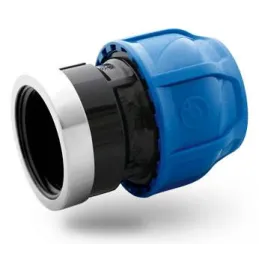  Enlace Rosca Hembra 90mm x3” Riego HDPE PN16, 7288 Poelsan 44.067797 Enlace Rosca Hembra 90 x 3" Conexion para Tuberias 3" HDPE