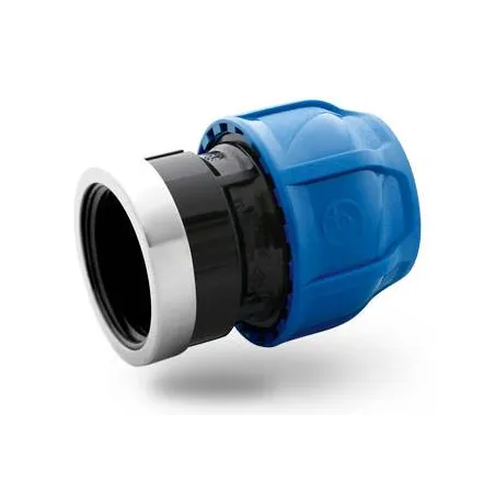  Enlace Rosca Hembra 20mm x1/2” Riego HDPE PN16, 7211 Poelsan 3.813559 Enlace Rosca Hembra 20 x 1/2" Conexion para Tuberias 1/2"