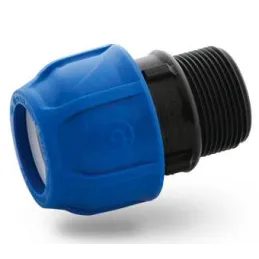  Enlace Rosca Macho 90mm x3" Riego HDPE PN16, 1188 Poelsan 38.135593 Enlace Rosca Macho 90 x 3" para Riego Tuberias 3" HDPE PN16