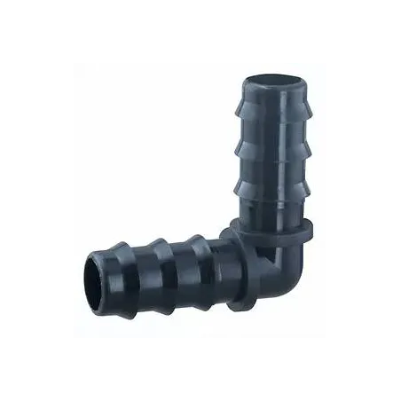  Codo Simple dentado 20mm x 20 Bolsa 100U para Riego por Goteo HDPE, 15544 Poelsan 41.525424 Codo Simple dentado 20 x 20 Bolsa 1