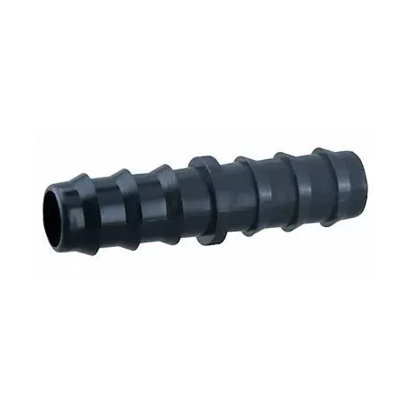  Union Dentada 20mm x 20 Bolsa 100U para Riego por Goteo Tuberia HDPE, 15144 Poelsan 29.661017 Conexión Union Simple dentado 20 