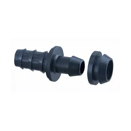 Conector Inicial 16 x 16 Bolsa 100 unidades para Riego por Goteo Tuberia HDPE, 15822 Poelsan