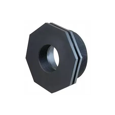 Tuerca Reduccion Bushing roscado 2" x 1 1/2" Bolsa 15 unidades Conexion para Tuberias HDPE, 13965 Poelsan