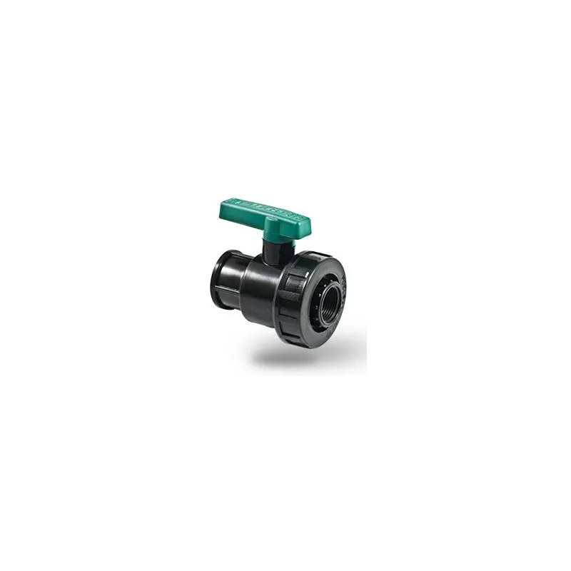 Valvula de Bola Rosca Hembra 2" x 2" Conexion para Tuberias 2" HDPE PN10, 99355 Poelsan