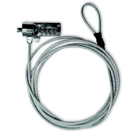  Cable de Seguridad Notebook Xtech XTA-110 Cerradura de combinación de 4 dígitos para portátil 1.8M 0 Cable de Seguridad Noteboo