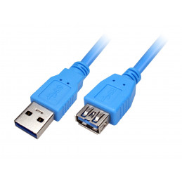 Cable USB Xtech XTC-353 Extensión USB 3.0 A-macho a A-hembra 1.8M