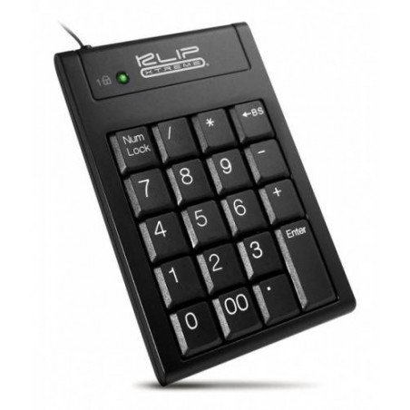 Teclado Numerico USB Klip Xtreme KNP-100 Abacus 19 Teclas negro